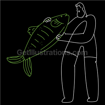 fish, seafood, restaurant, diet, nutrition, man, people